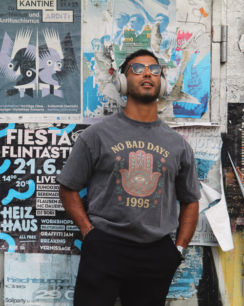 Acid washed Uni Sex 100 Organic Cotton T-shirt