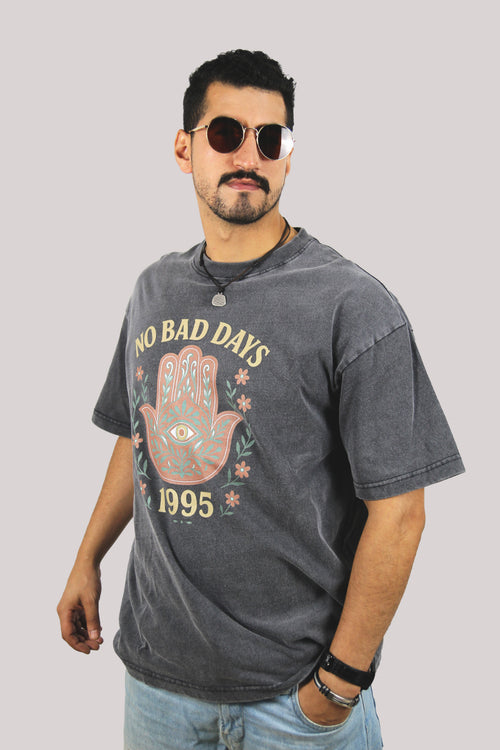 Acid washed Uni Sex 100 Organic Cotton T-shirt