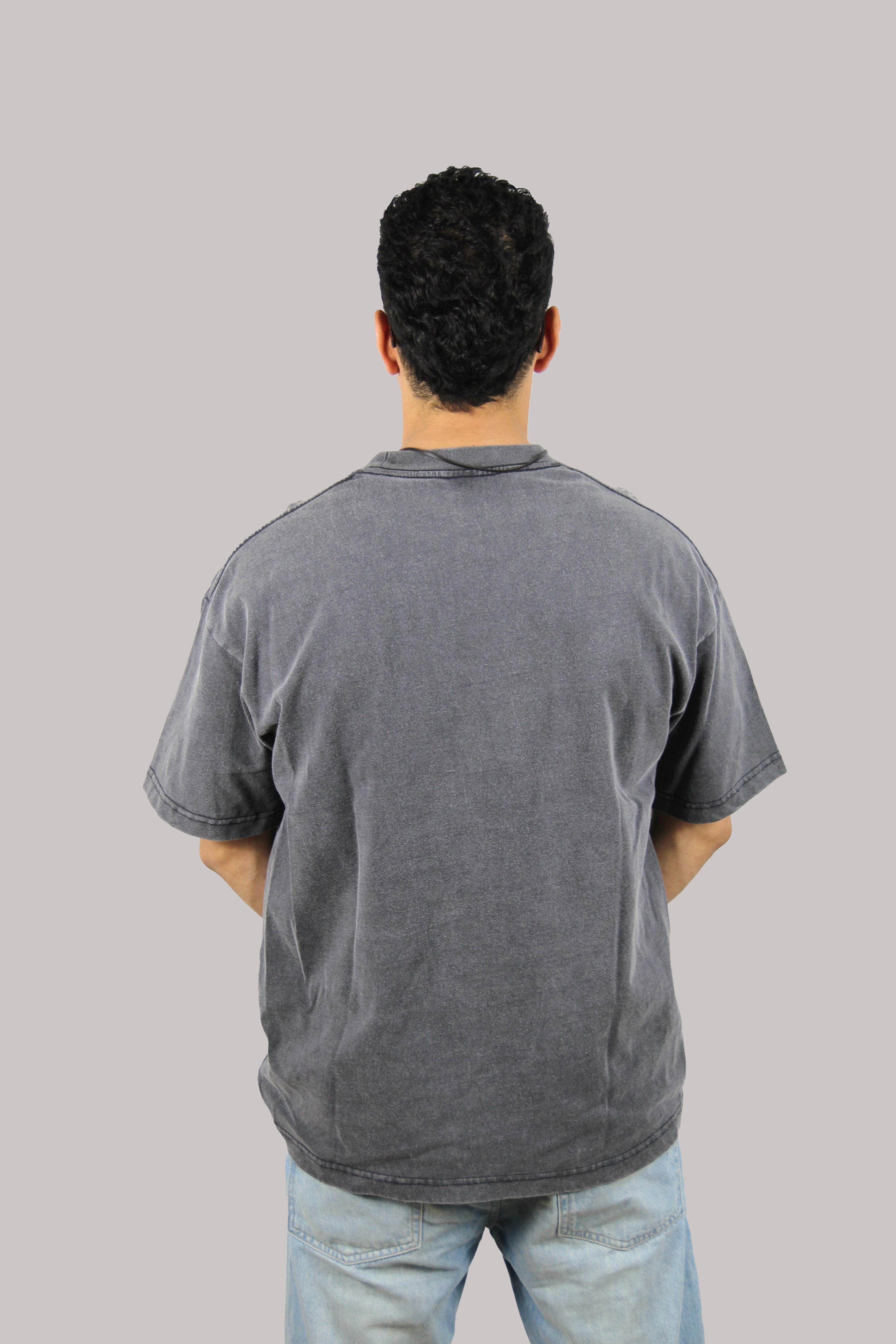 Acid washed Uni Sex 100 Organic Cotton T-shirt